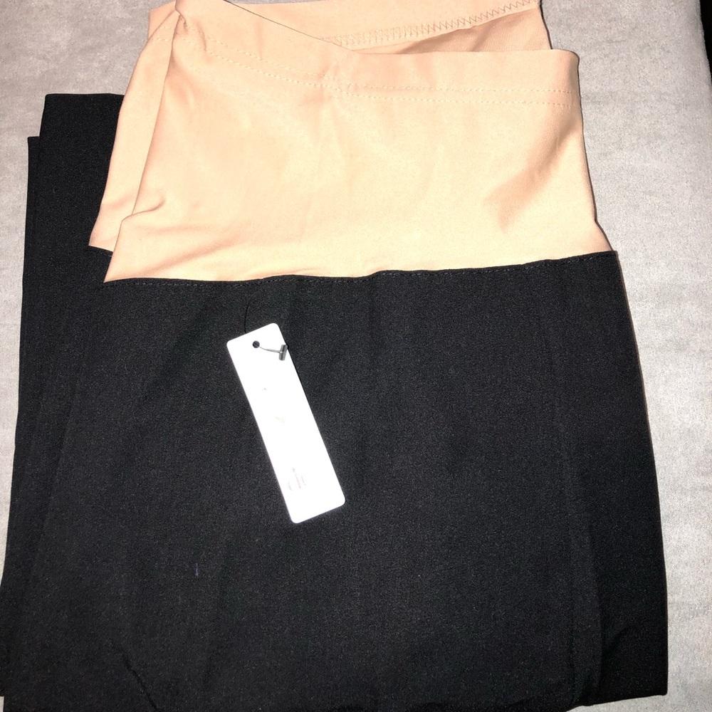 Black Maternity pencil skirt